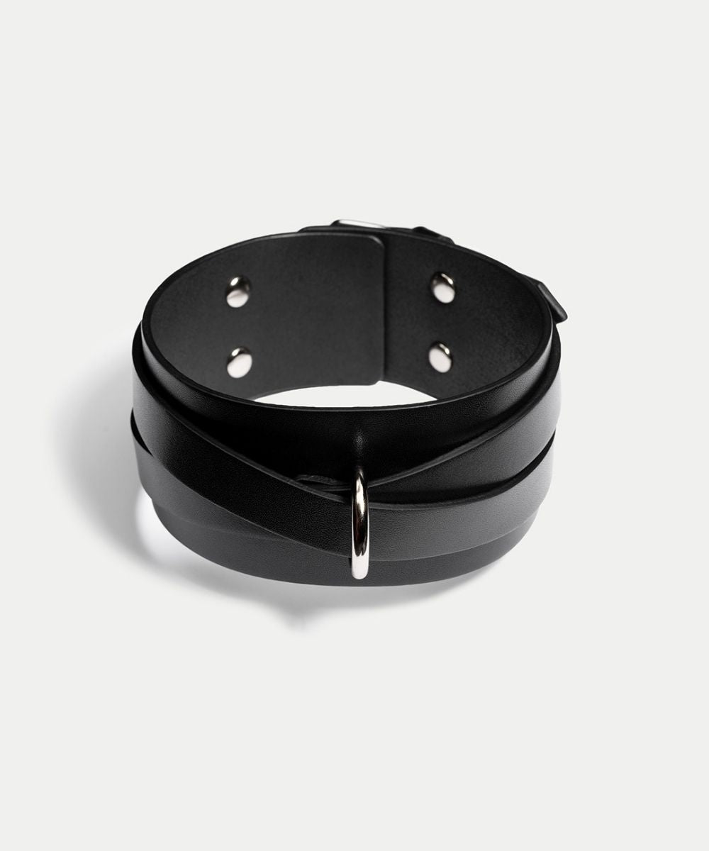 Carly Leather Choker with Short Leash